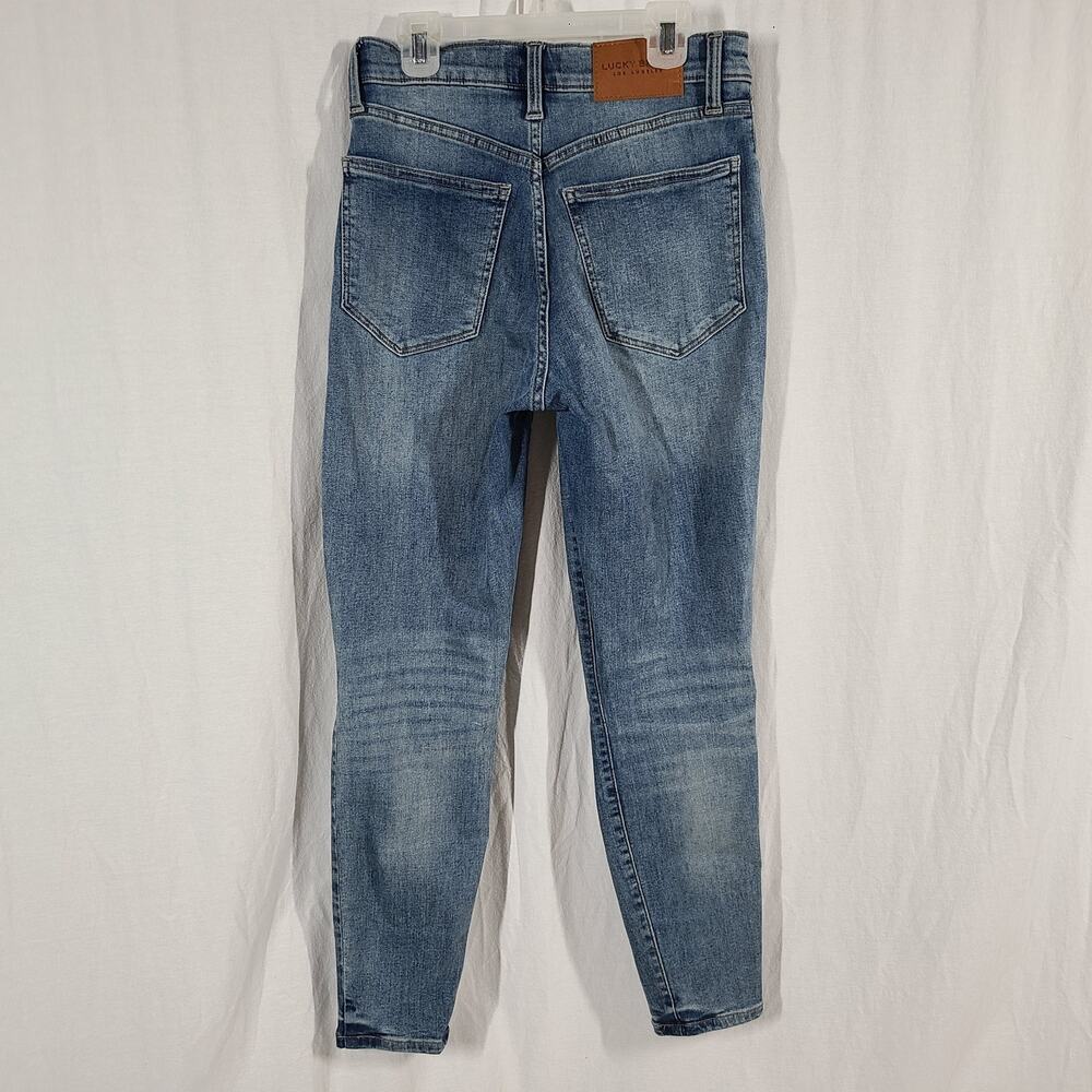 Lucky Brand High Rise Brigette Button Fly Jeans Skinny Ankle 6/28